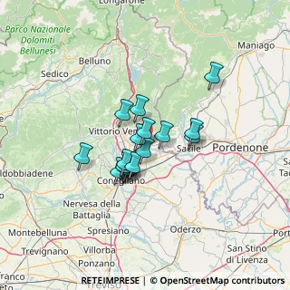Mappa Str. dei Perin, 31016 Cordignano TV, Italia (9.05412)