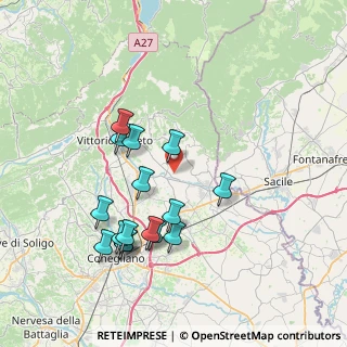 Mappa Str. dei Perin, 31016 Cordignano TV, Italia (7.39438)