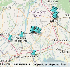 Mappa Via Gianfranco Ellero, 33033 Codroipo UD, Italia (13.30786)