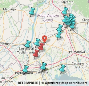 Mappa Via Gianfranco Ellero, 33033 Codroipo UD, Italia (17.7925)