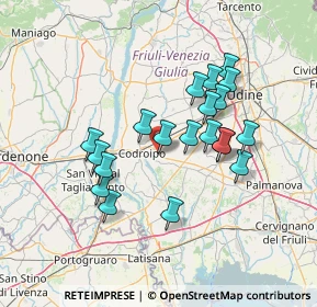 Mappa Via Gianfranco Ellero, 33033 Codroipo UD, Italia (12.235)