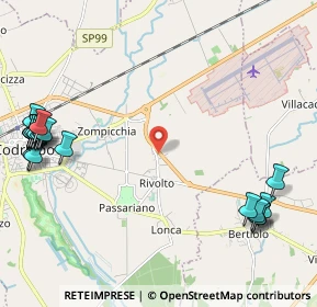 Mappa Via Gianfranco Ellero, 33033 Codroipo UD, Italia (3.009)