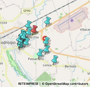 Mappa Via Gianfranco Ellero, 33033 Codroipo UD, Italia (1.7595)