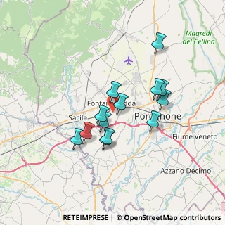 Mappa Via Pieve, 33074 Fontanafredda PN, Italia (5.65538)