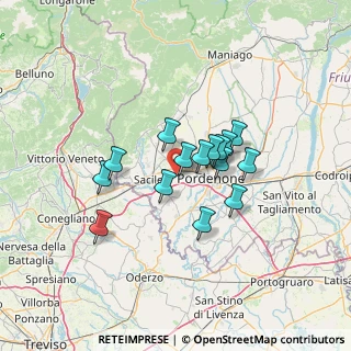 Mappa Via Pieve, 33074 Fontanafredda PN, Italia (9.79733)