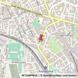 Mappa Via Guglielmo Oberdan, 24, 33170 Pordenone, Pordenone (Friuli-Venezia Giulia)