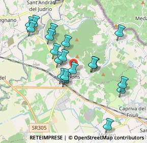 Mappa Piazza XXIV Maggio, 34071 Cormons GO, Italia (1.885)