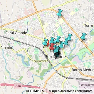 Mappa Via de Paoli, 33170 Pordenone PN, Italia (0.6105)