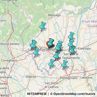 Mappa Via de Paoli, 33170 Pordenone PN, Italia (9.73053)