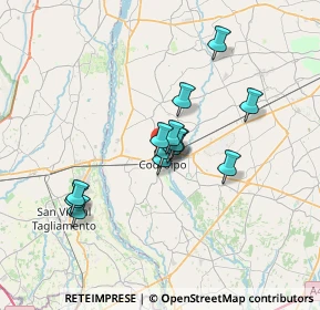 Mappa Via della Rosta, 33033 Codroipo UD, Italia (4.96786)