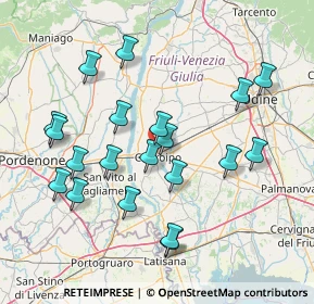 Mappa Via della Rosta, 33033 Codroipo UD, Italia (15.264)