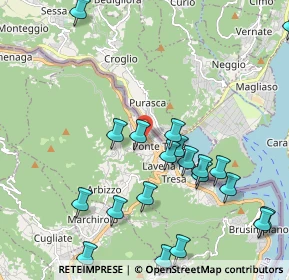 Mappa Via Crocetta, 21037 Lavena Ponte Tresa VA, Italia (2.4315)