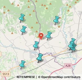 Mappa Via Monte Grappa, 33070 Caneva PN, Italia (4.44455)