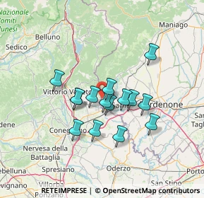 Mappa Via Monte Grappa, 33070 Caneva PN, Italia (10.41867)