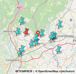 Mappa Via Monte Grappa, 33070 Caneva PN, Italia (6.61357)