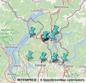 Mappa Via Rapetti, 21037 Lavena ponte Tresa VA, Italia (9.788)