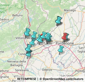 Mappa Via Giovanni Falcone, 33070 Caneva PN, Italia (10.697)