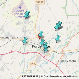 Mappa Via S. Quirino, 33170 Pordenone PN, Italia (3.56833)