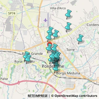 Mappa Via S. Quirino, 33170 Pordenone PN, Italia (1.4615)