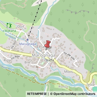 Mappa Piazza Municipio, 3, 28876 Macugnaga, Verbano-Cusio-Ossola (Piemonte)