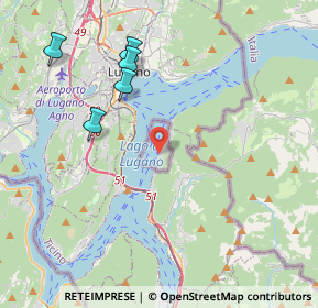 Mappa Via Isidoro Bianchi, 22060 Campione d'Italia CO, Italia (7.29533)