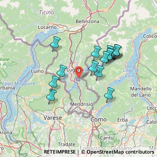 Mappa Via Antonio Bezzola, 22060 Campione d'Italia CO, Italia (13.3125)