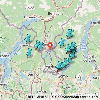 Mappa Via Antonio Bezzola, 22060 Campione d'Italia CO, Italia (13.9055)