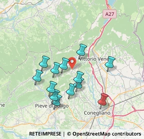 Mappa 31020 Tarzo TV, Italia (6.43385)