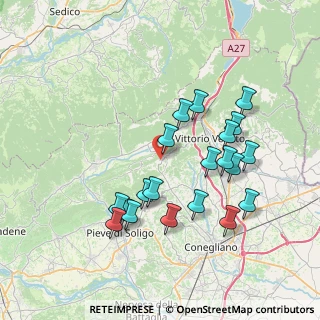 Mappa 31020 Tarzo TV, Italia (7.2905)