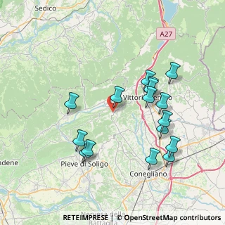 Mappa 31020 Tarzo TV, Italia (7.53688)