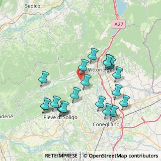 Mappa 31020 Tarzo TV, Italia (7.4495)