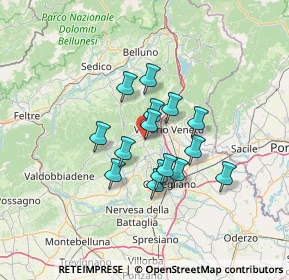 Mappa 31020 Tarzo TV, Italia (9.77867)