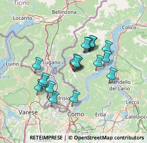 Mappa Via Provinciale 167 loc. San Fedele, 22023 Centro Valle Intelvi CO, Italia (10.7155)