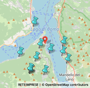 Mappa Via Privata dell'Industria, 22021 Bellagio CO, Italia (4.06833)