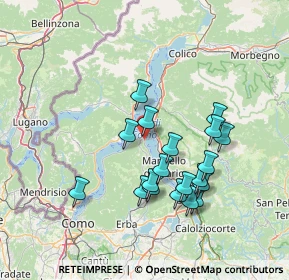 Mappa Via Privata dell'Industria, 22021 Bellagio CO, Italia (13.29474)