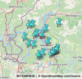 Mappa Via Privata dell'Industria, 22021 Bellagio CO, Italia (11.685)