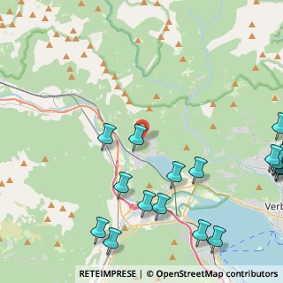 Mappa Via Resiga, 28802 Mergozzo VB, Italia (6.403)