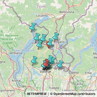 Mappa Via Salita del Grumello, 21037 Lavena Ponte Tresa VA, Italia (12.877)