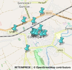 Mappa Via Giuseppe Verdi, 33033 Codroipo UD, Italia (0.55267)