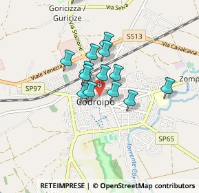 Mappa Via Giuseppe Verdi, 33033 Codroipo UD, Italia (0.63571)