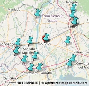 Mappa Via Giuseppe Verdi, 33033 Codroipo UD, Italia (17.821)