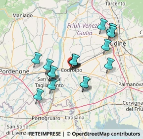 Mappa Via Giuseppe Verdi, 33033 Codroipo UD, Italia (11.99947)