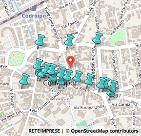 Mappa Via Giuseppe Verdi, 33033 Codroipo UD, Italia (0.2165)