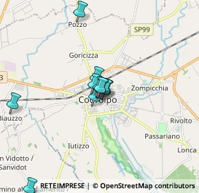 Mappa Via Giuseppe Verdi, 33033 Codroipo UD, Italia (1.48667)