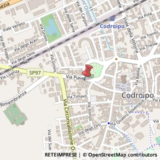 Mappa Via Piave, 63, 33033 Codroipo, Udine (Friuli-Venezia Giulia)