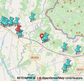 Mappa Via Conti Zucco, 34071 Cormons GO, Italia (6.1125)