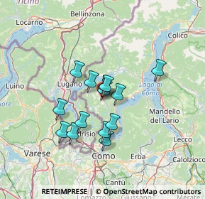 Mappa 22023 Centro Valle Intelvi CO, Italia (10.08357)