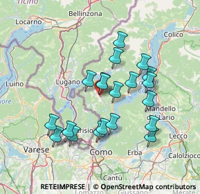 Mappa 22023 Centro Valle Intelvi CO, Italia (12.862)