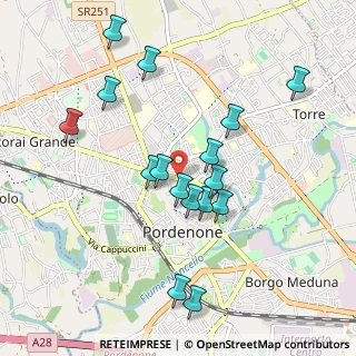 Mappa Viale Marconi, 33170 Pordenone PN, Italia (0.93063)