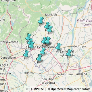 Mappa Viale Marconi, 33170 Pordenone PN, Italia (10.70067)